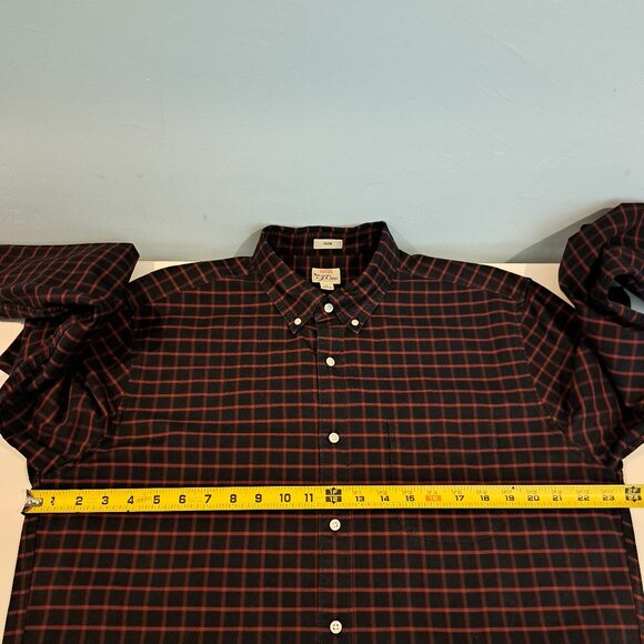 J. Crew Men's Large All Cotton Oxford Slim Fit Button Down Shirt Style #J1032 - Picture 11 of 15